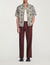 Oversized overhemd met print