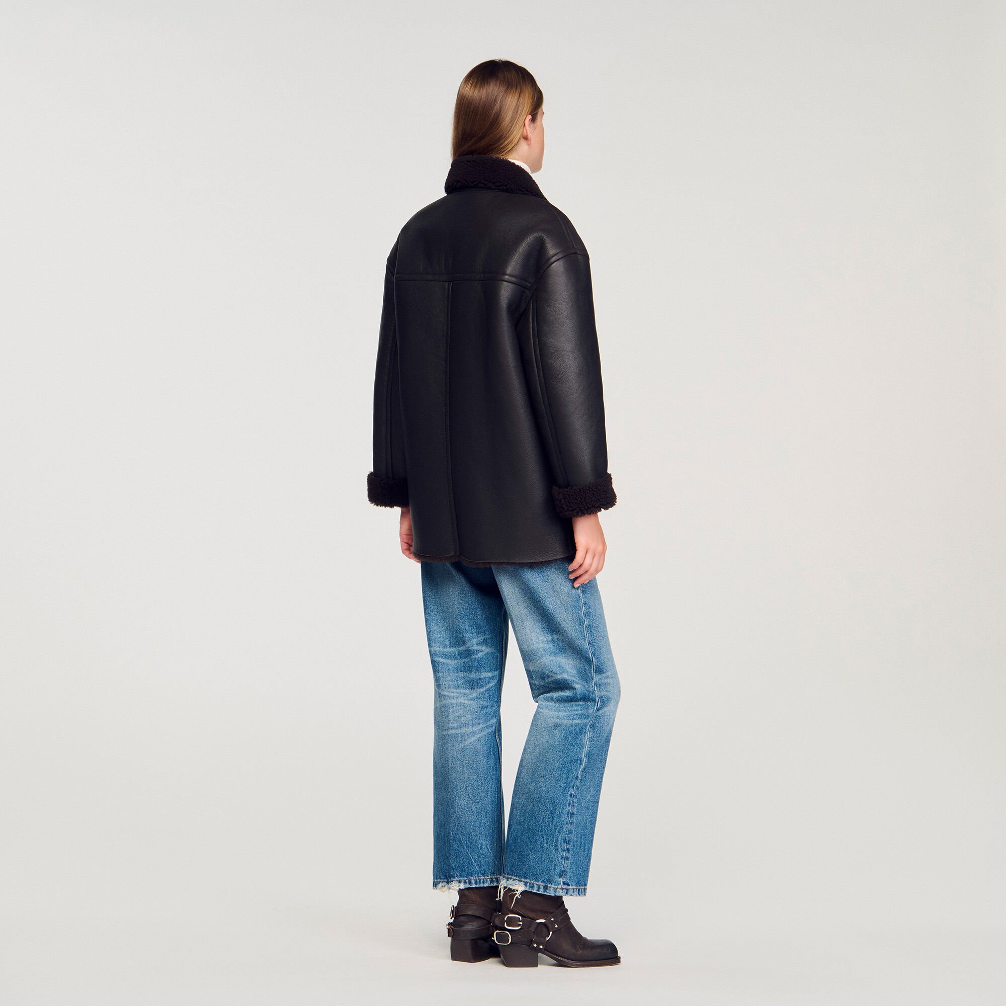 Jas van shearling