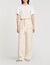 T-shirt crop fit met parels - Vrouw | Sandro