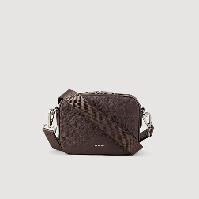 Kleine tas van gereconstrueerd leer