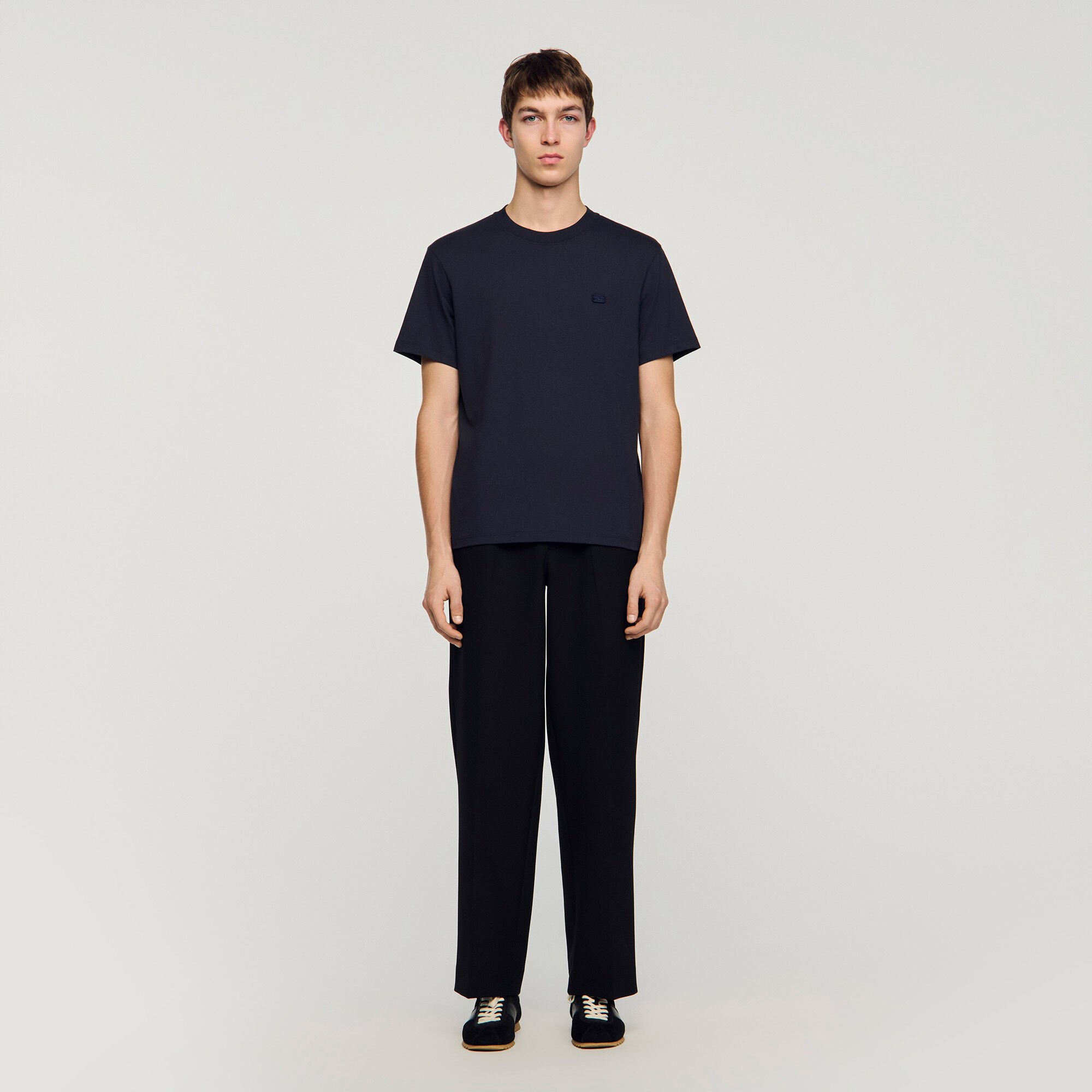 T-shirt met double S-patch