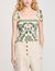 Top gesmokt met bloemenprint