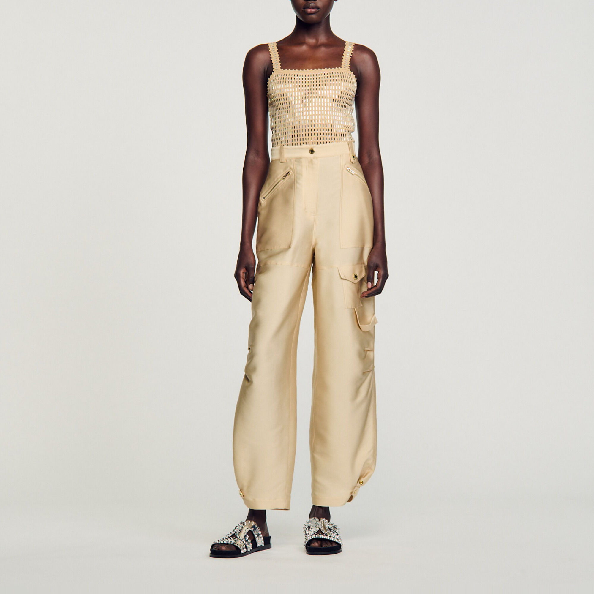 Cargobroek satijnachtig