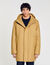 Parka jas van wol met capuchon