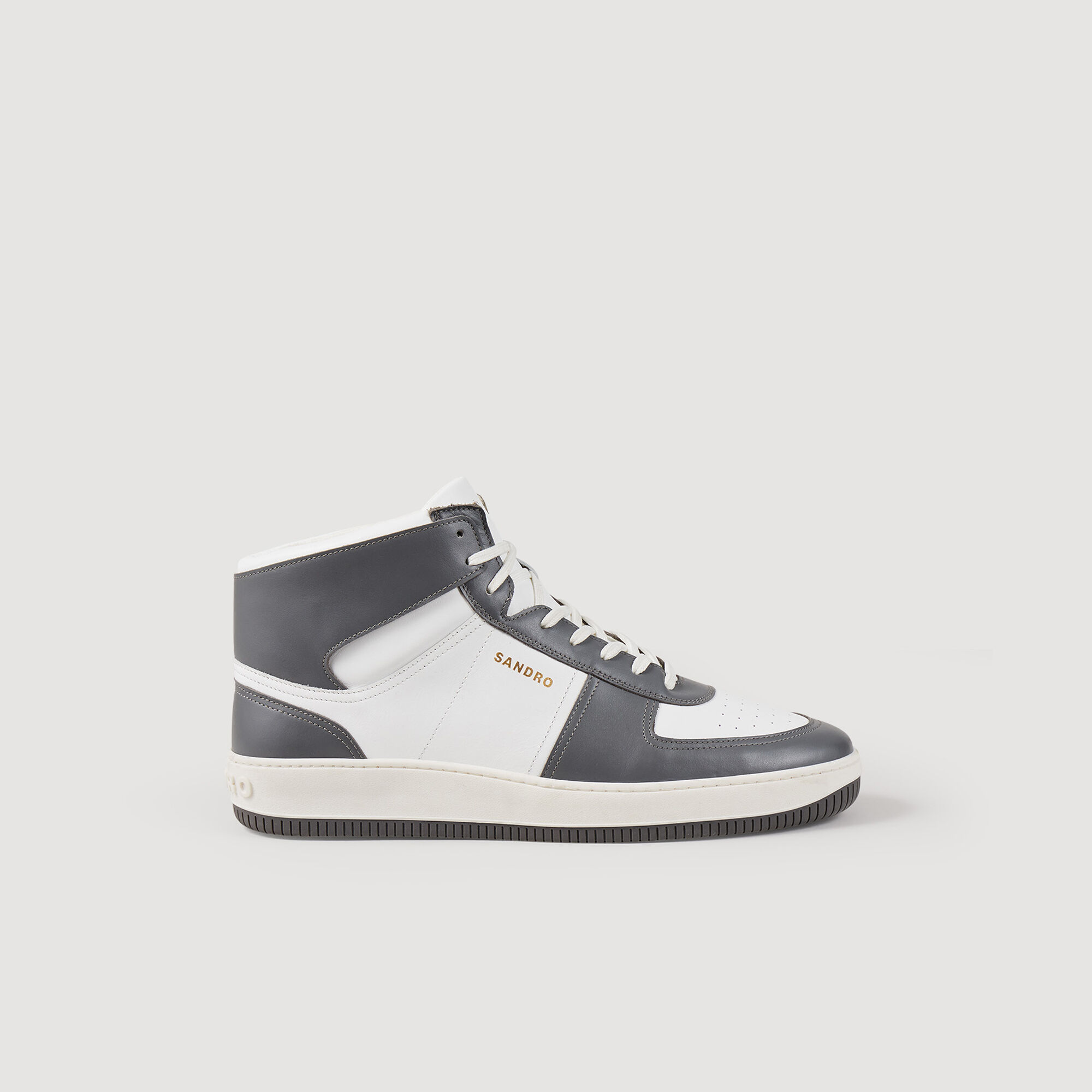Hoge sneakers van leer