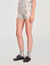 Gebreide short met ruitmotief