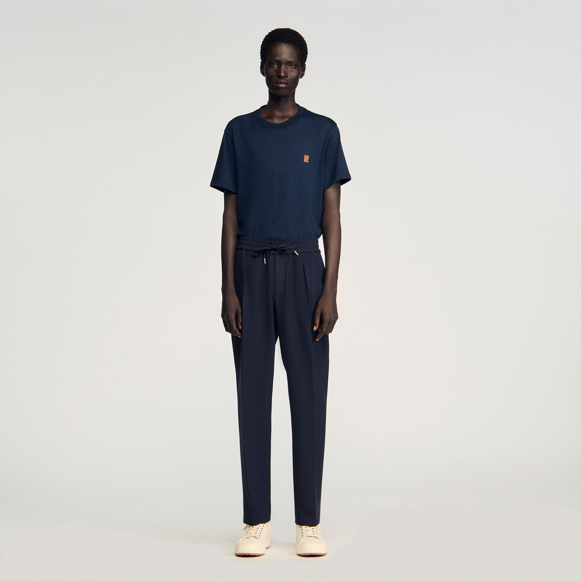 Pantalon recht elastische taille