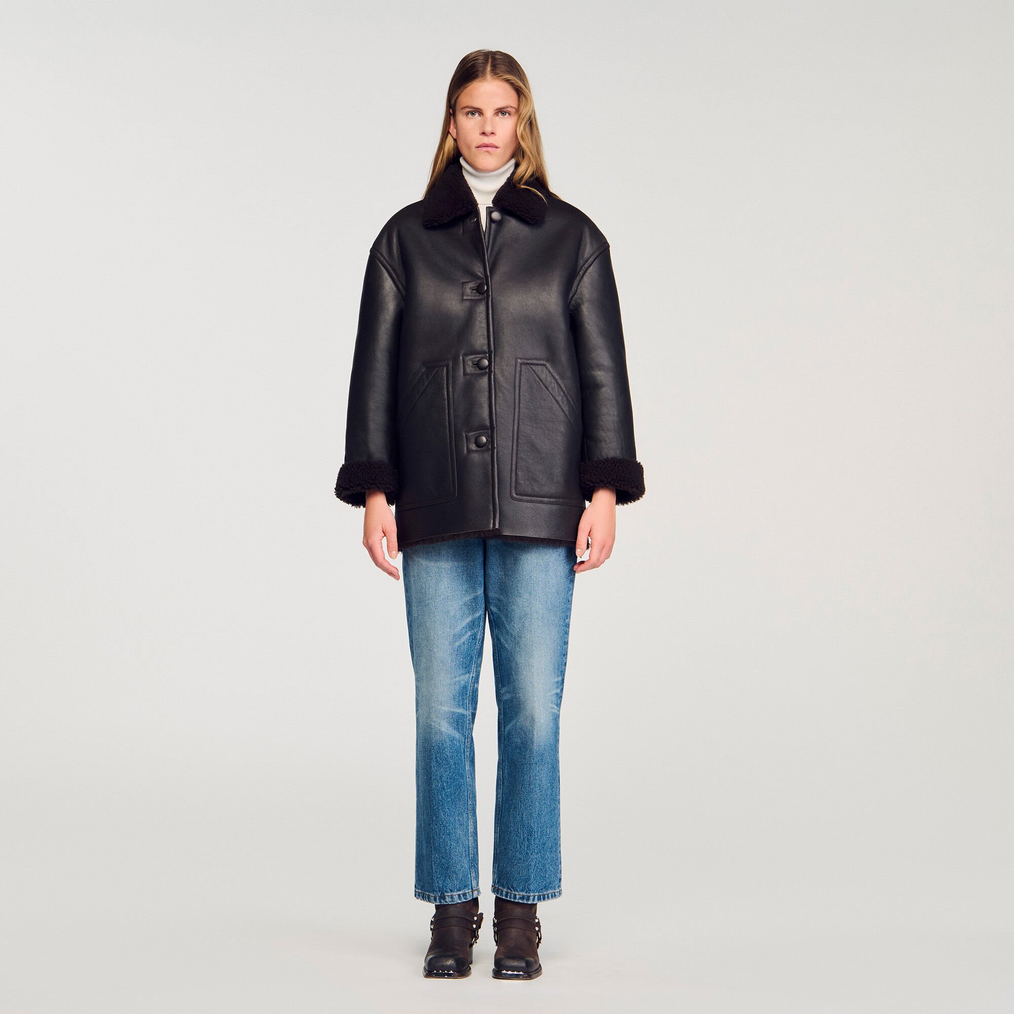 Jas van shearling