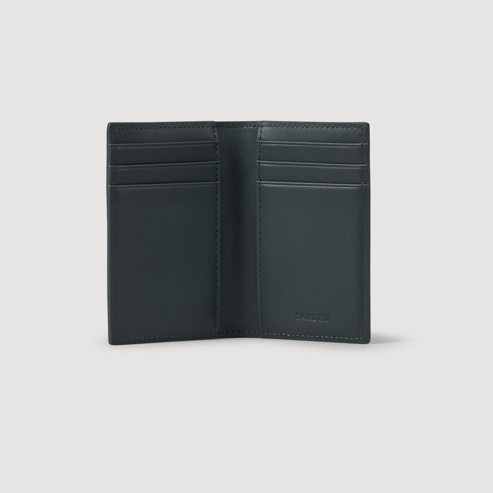 Leren portefeuille gereconstrueerd leer