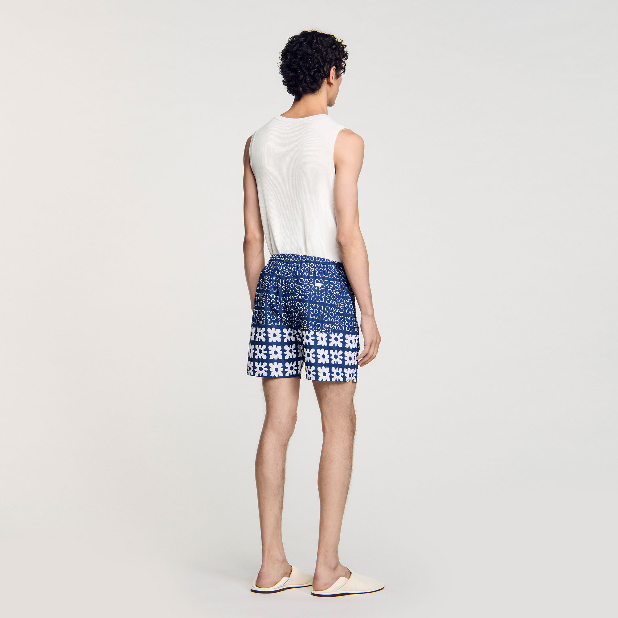Zwemshort met bloemenprint