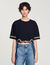 Kort T-shirt met stras