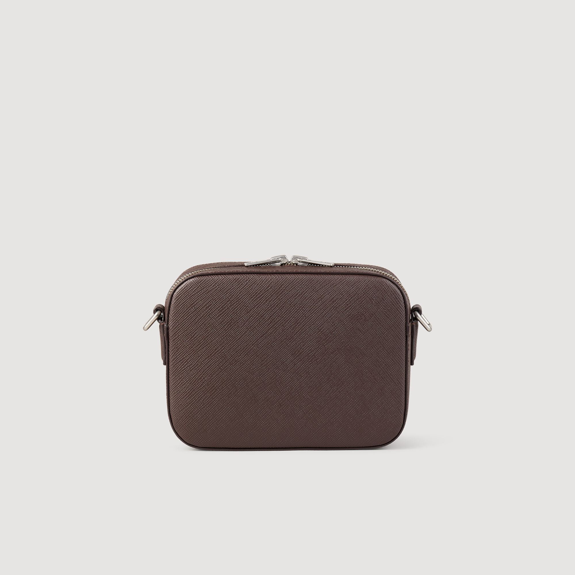 Kleine tas van gereconstrueerd leer