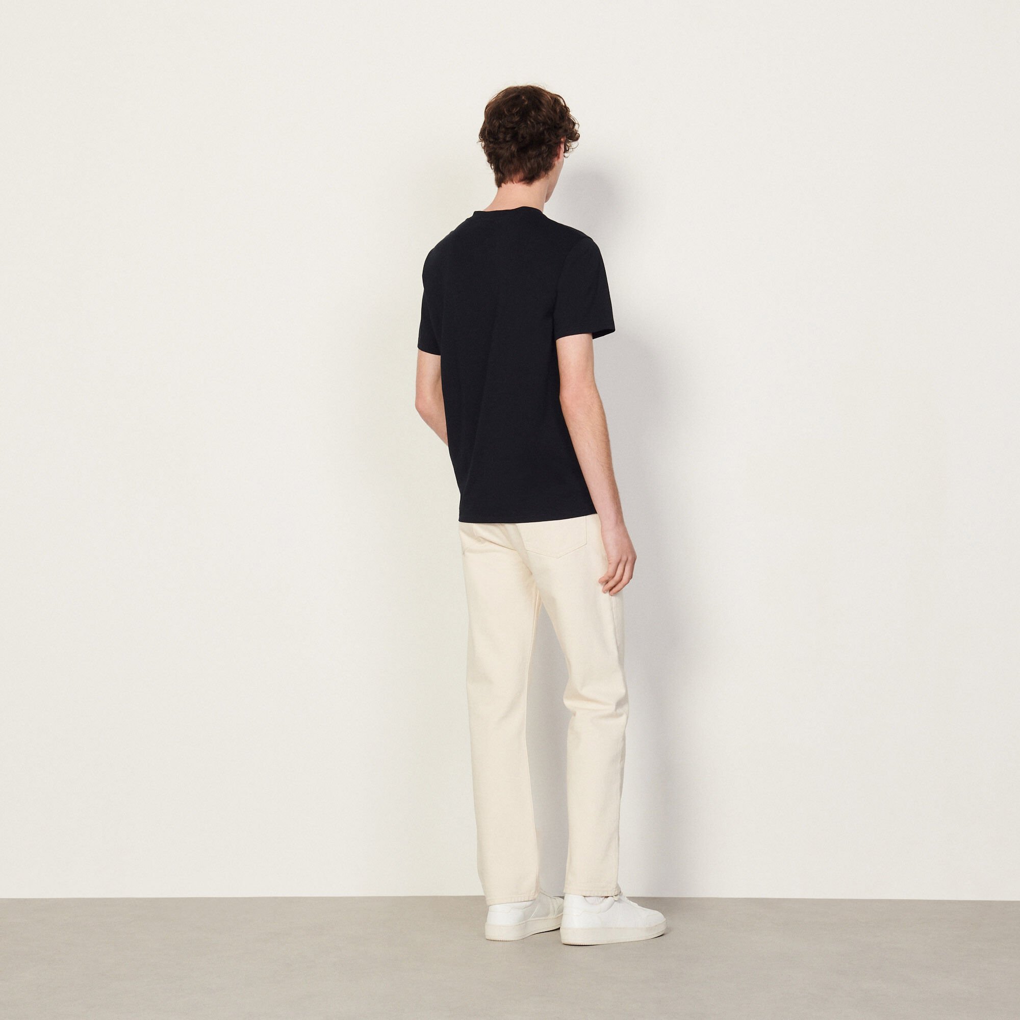T-shirt met borduursel