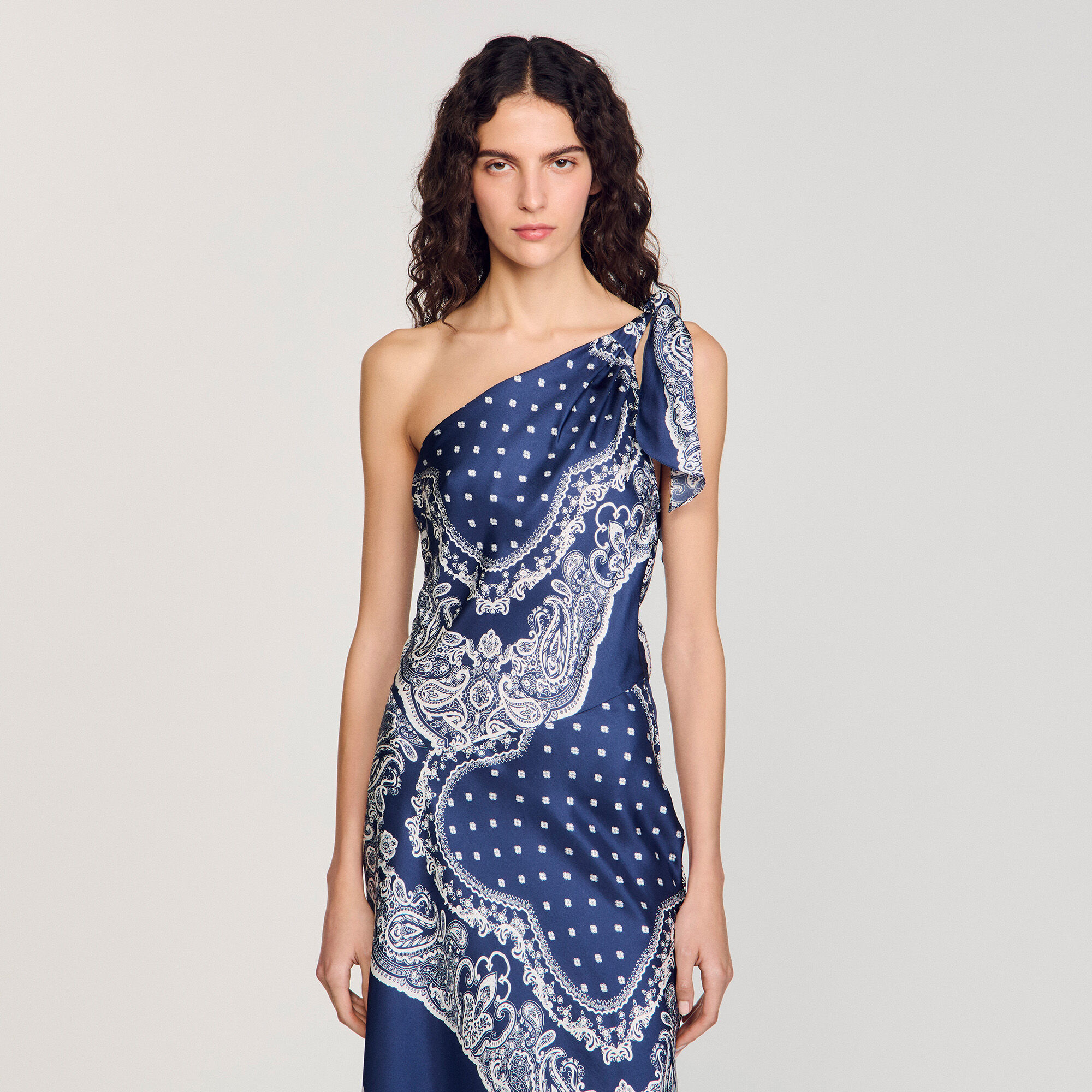 Lange jurk bandana print
