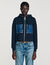 Sweatshirt gebreid en denim