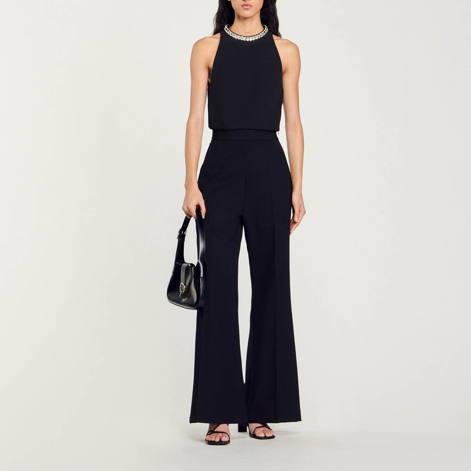 Korte top met stras - Vrouw | Sandro
