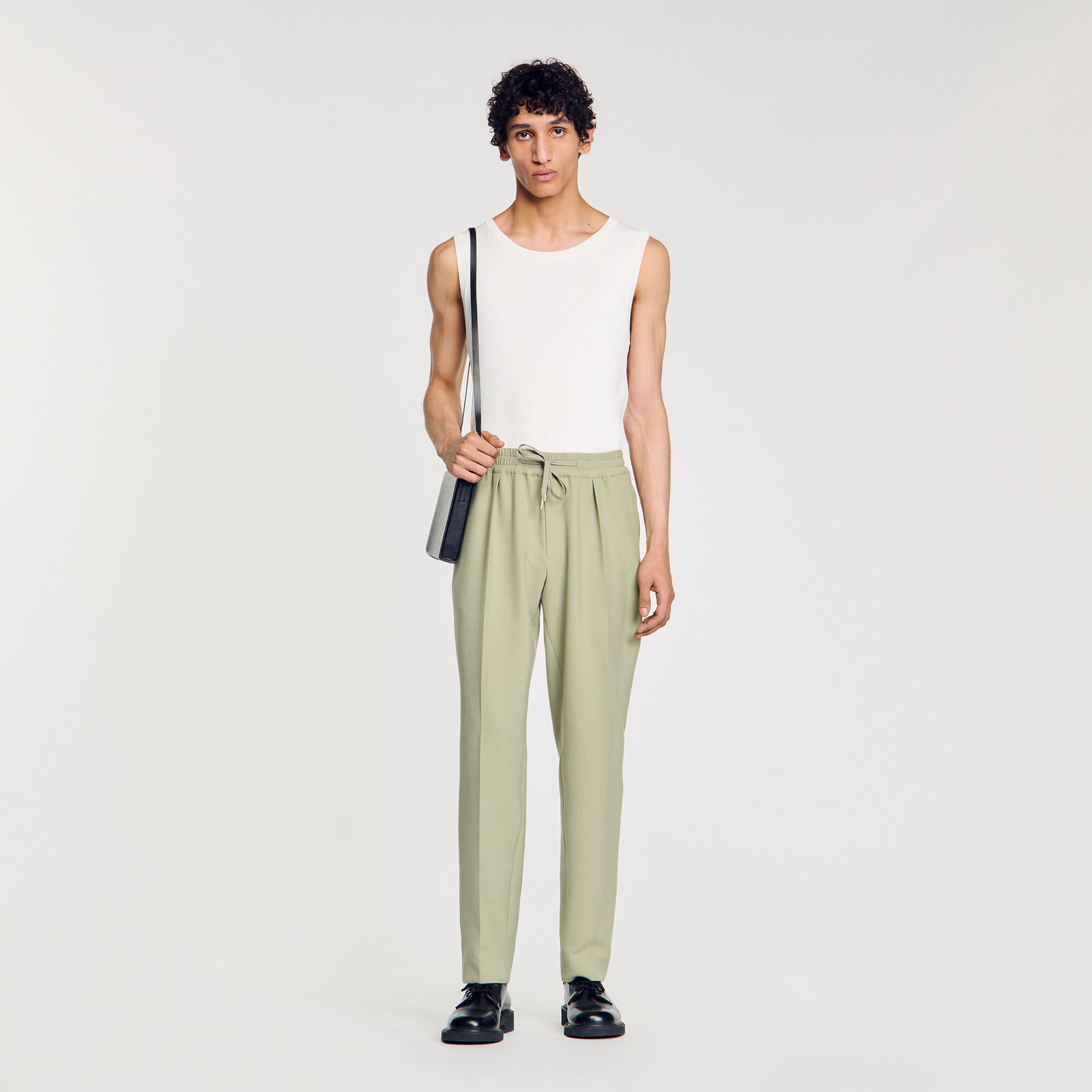 Pantalon recht elastische taille