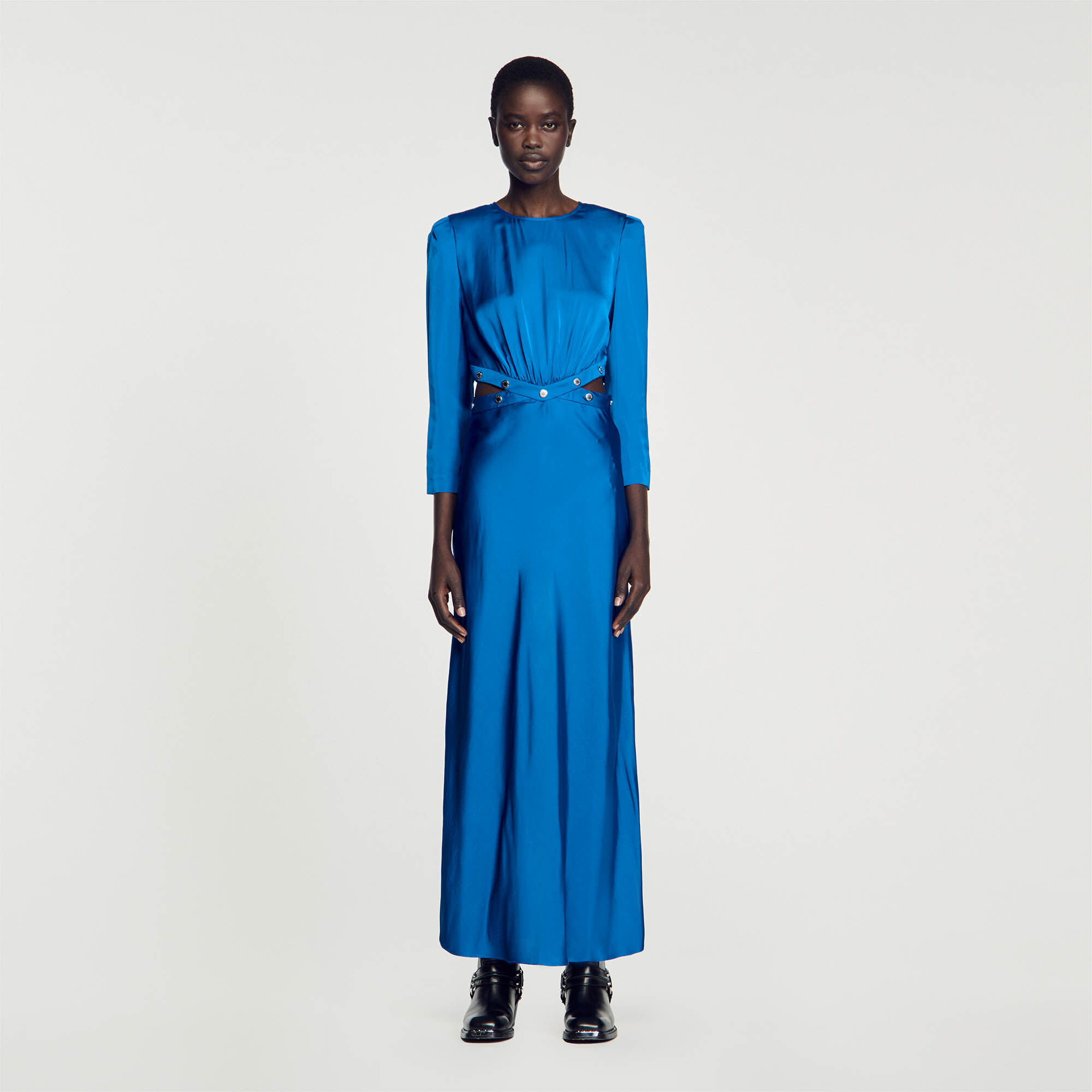 Satijnen lange jurk new arrivals