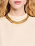 Korte top tricot met ketting