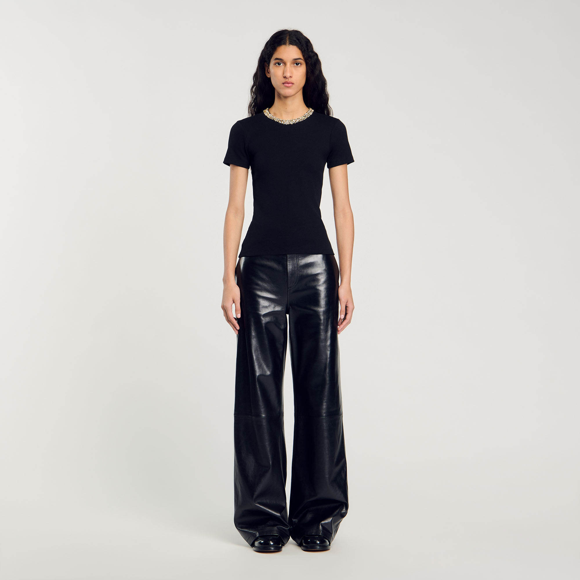 T-shirt galon met stras