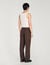 Oversized wollen pantalon