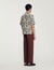 Oversized overhemd met print