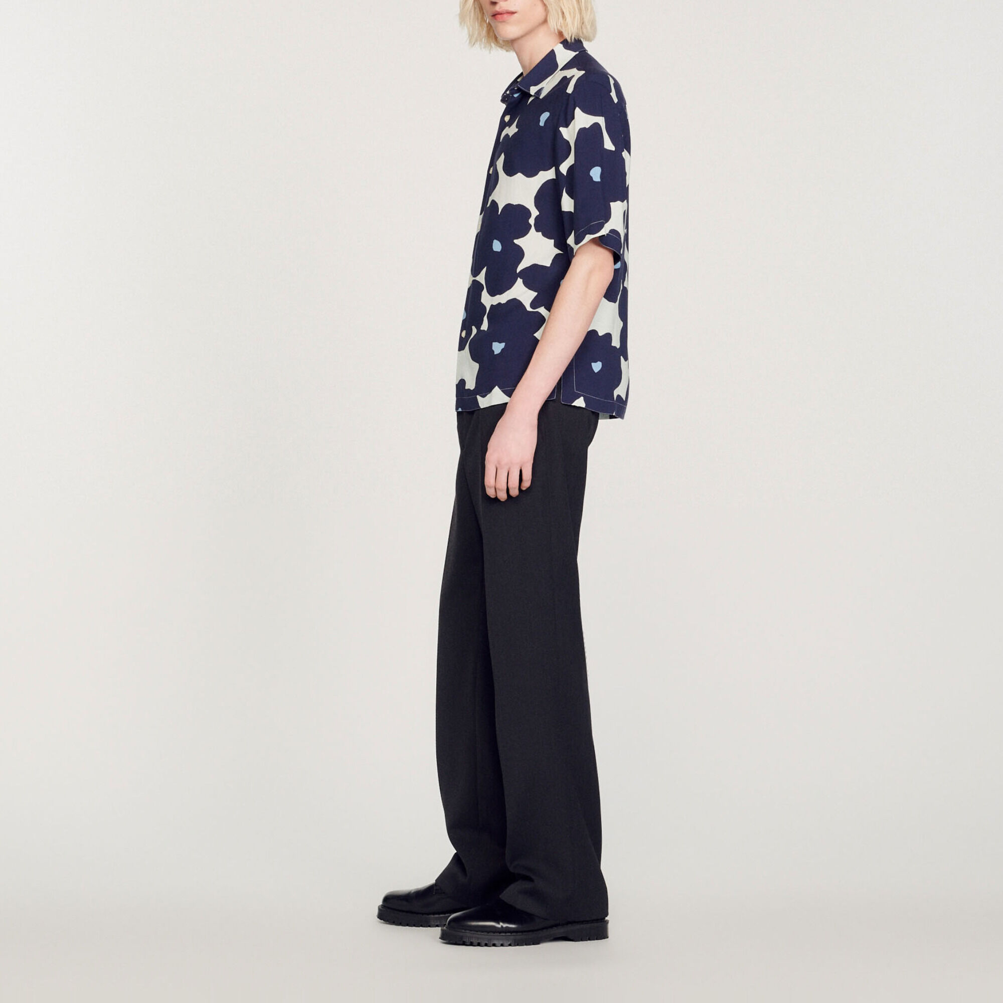 Overhemd met bloemenprint