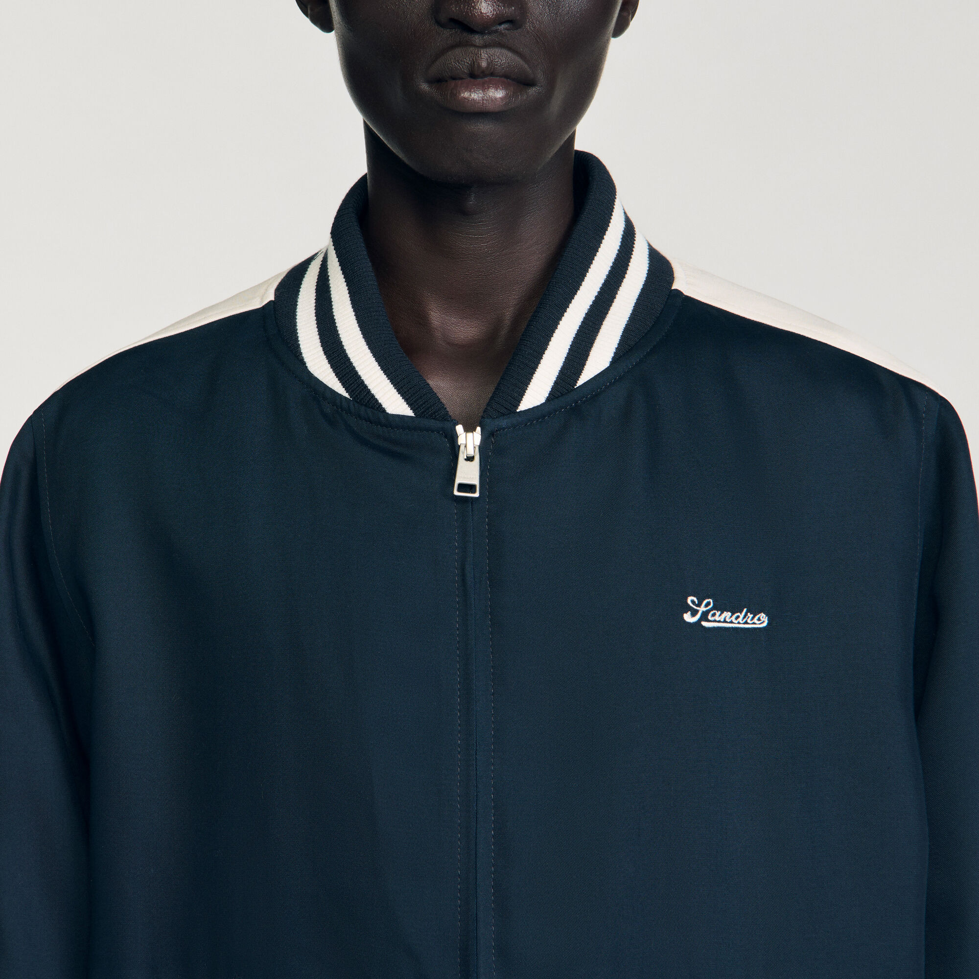 Varsity teddy met ritssluiting