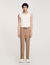Rechte pantalon met elastiek