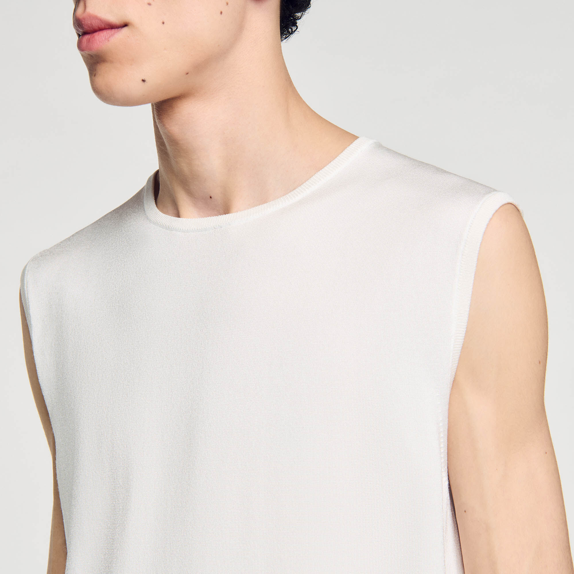 Tanktop fijngebreid