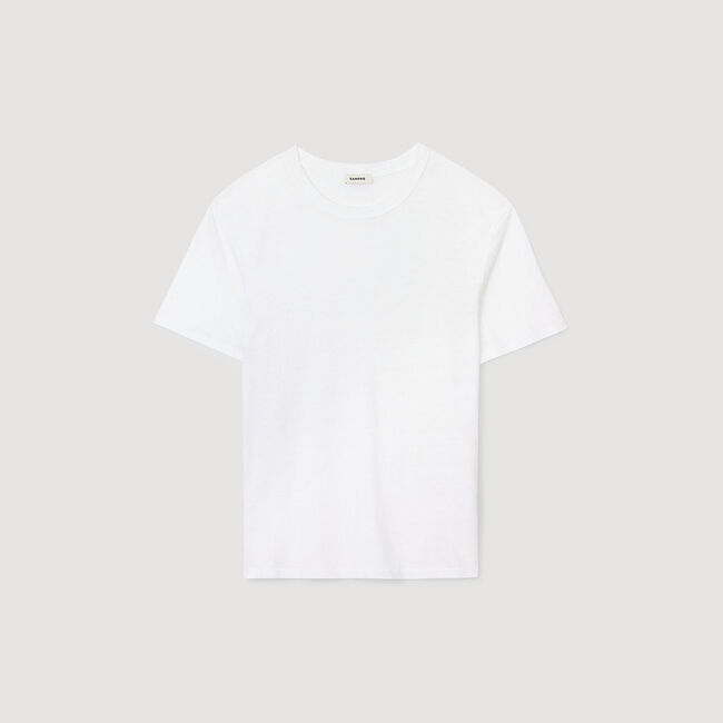 T-shirt van gecertificeerd linnen