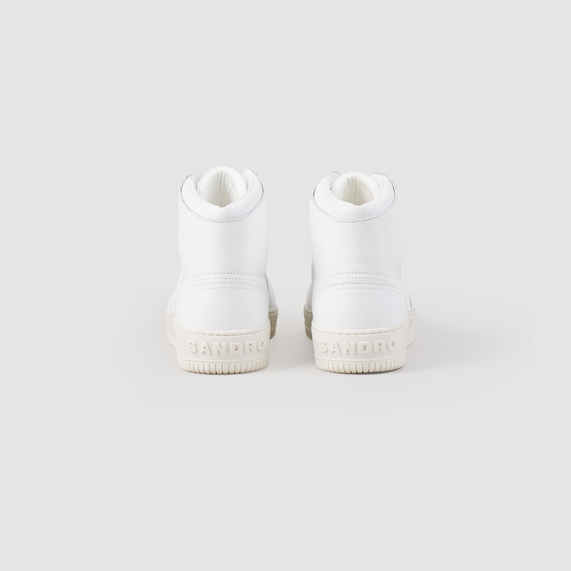 Hoge sneakers van leer