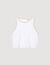 Korte top met parels