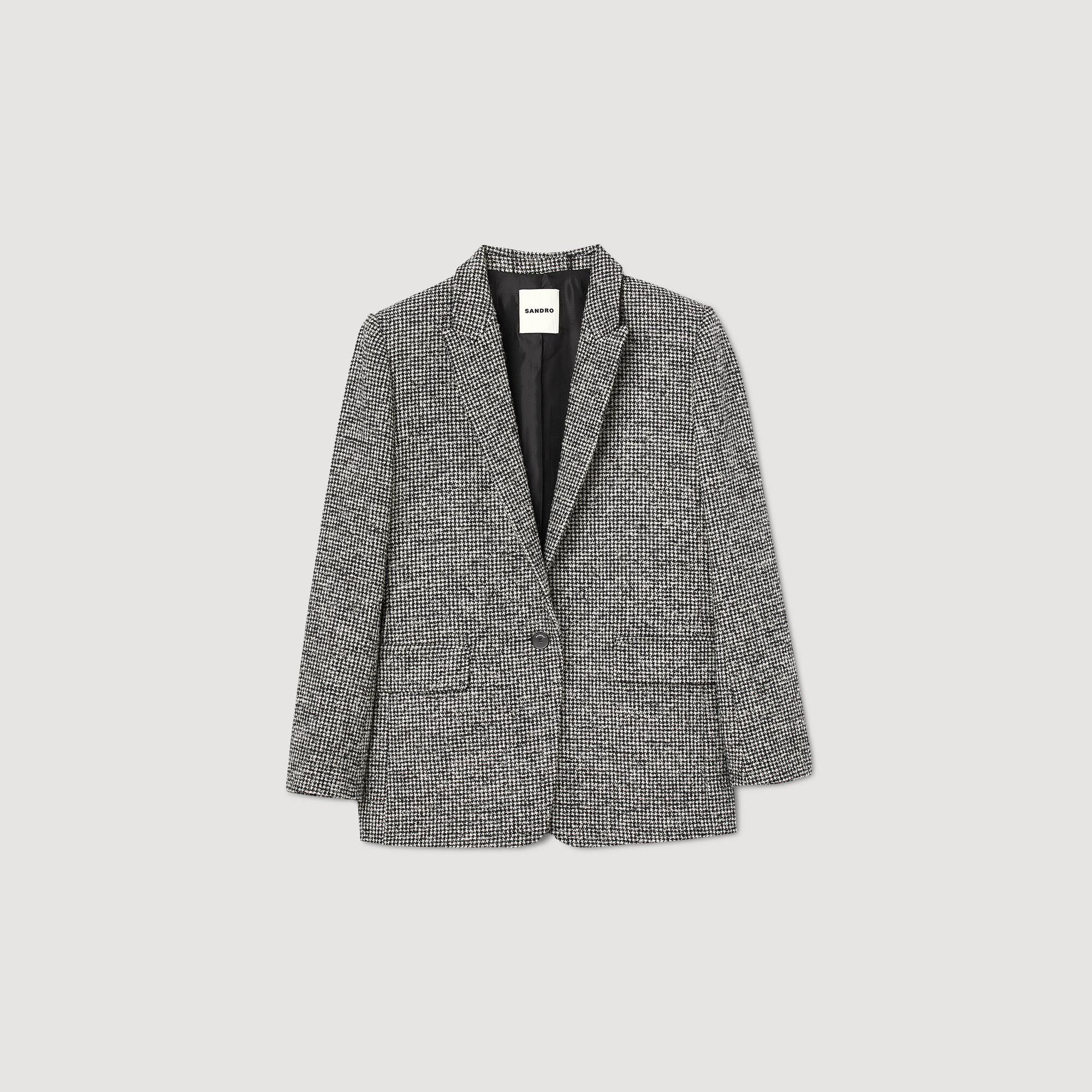 Pied-de-poule blazer - Vrouw | Sandro