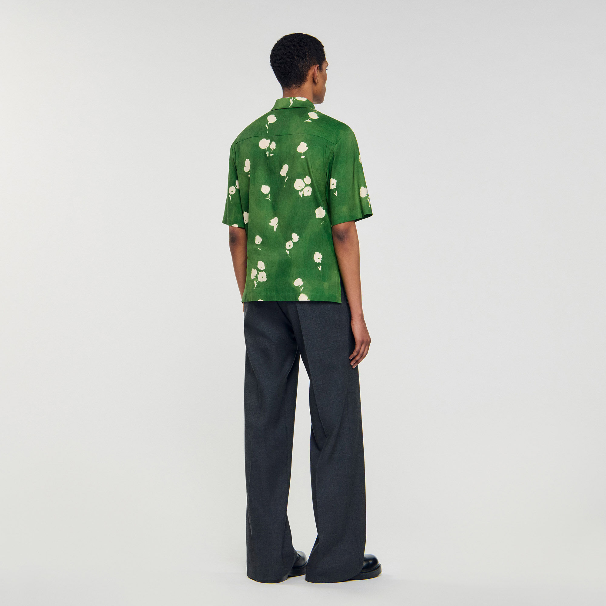 Overhemd met bloemenprint