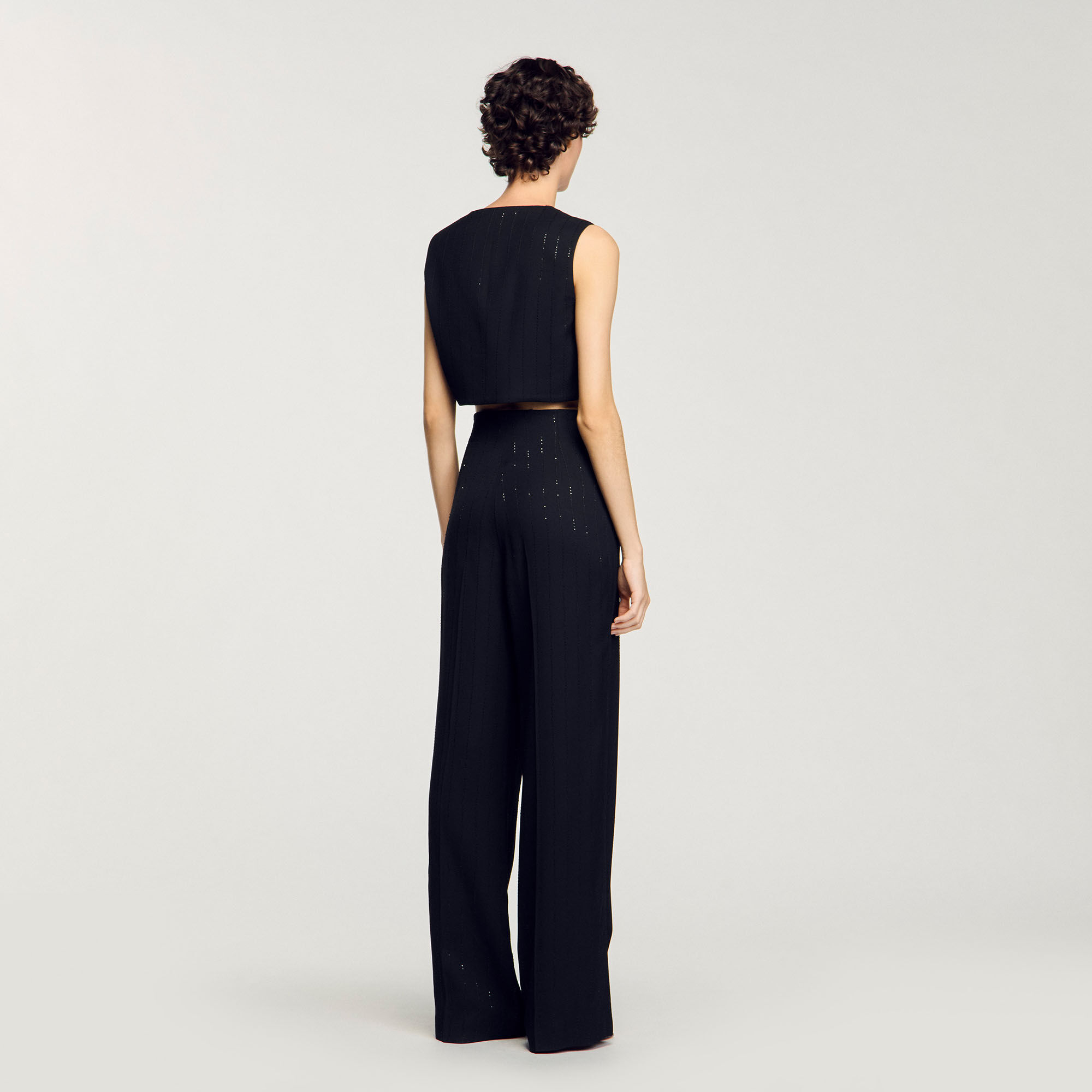 Pantalon kostuum met pailletten