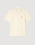 Poloshirt met leren logo