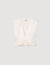 Korte top met volants