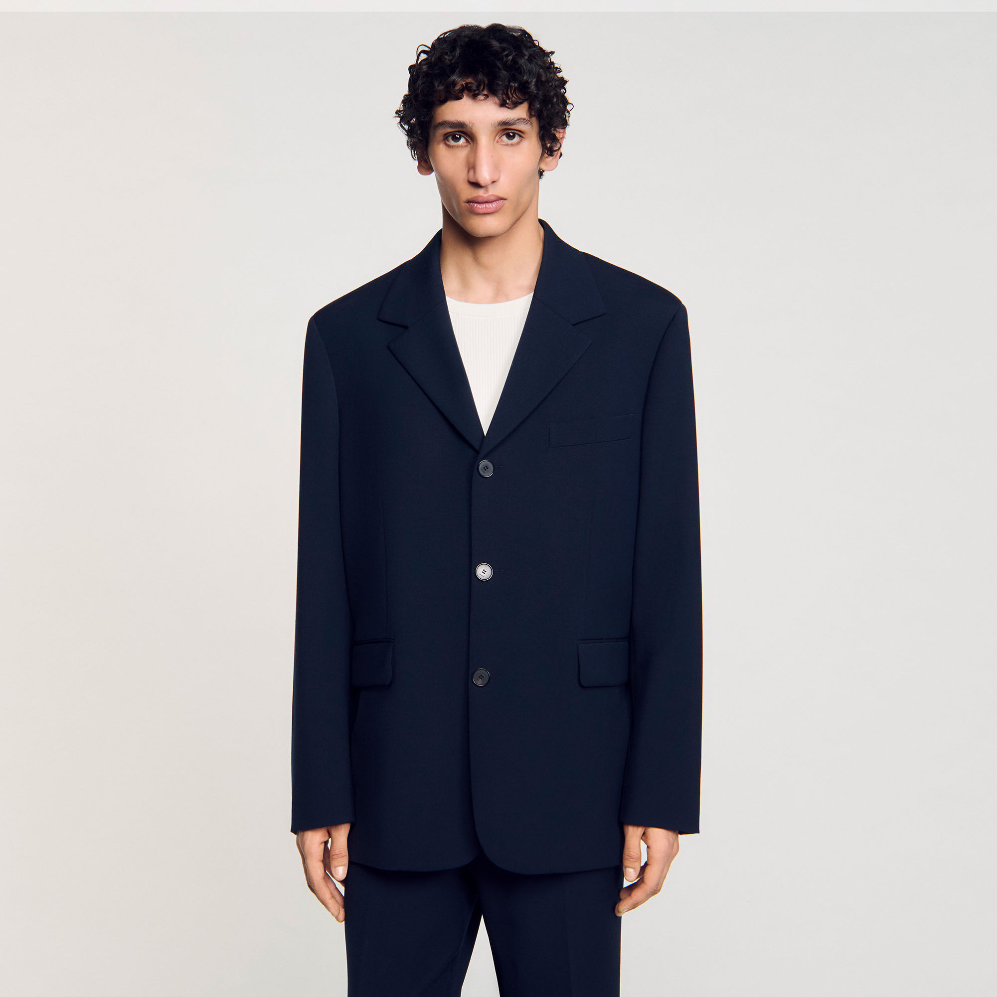 Colbert kostuum oversized wol