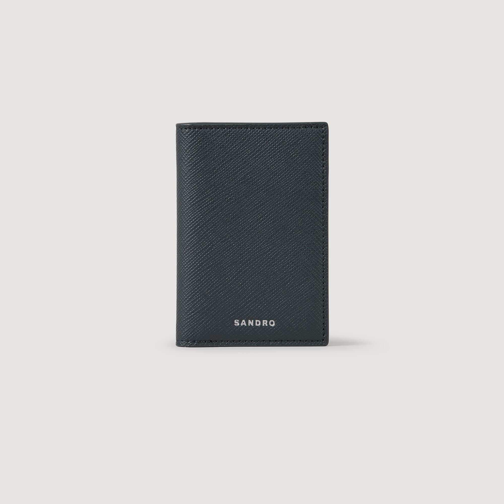 Leren portefeuille gereconstrueerd leer
