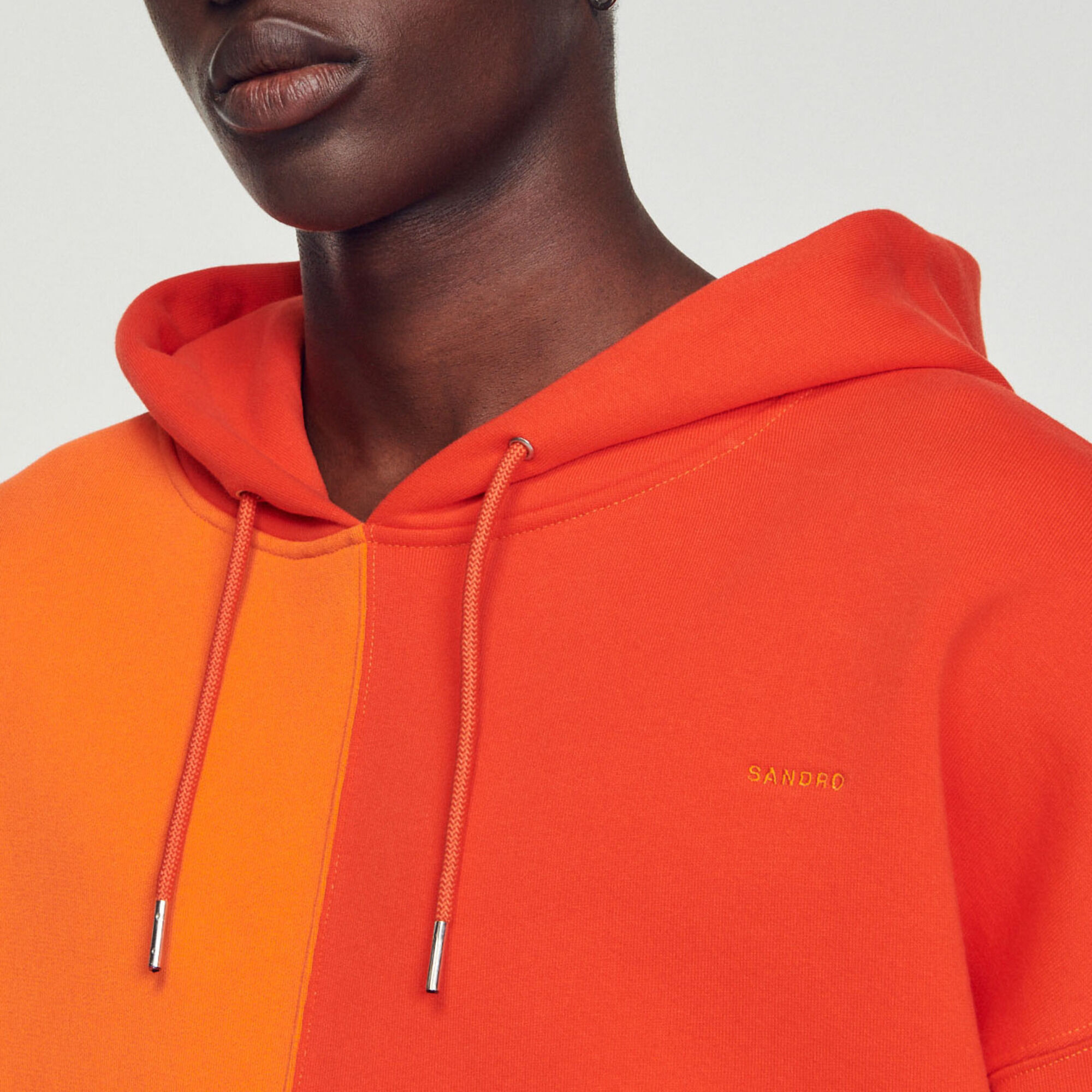 Oversized hoodie van molton