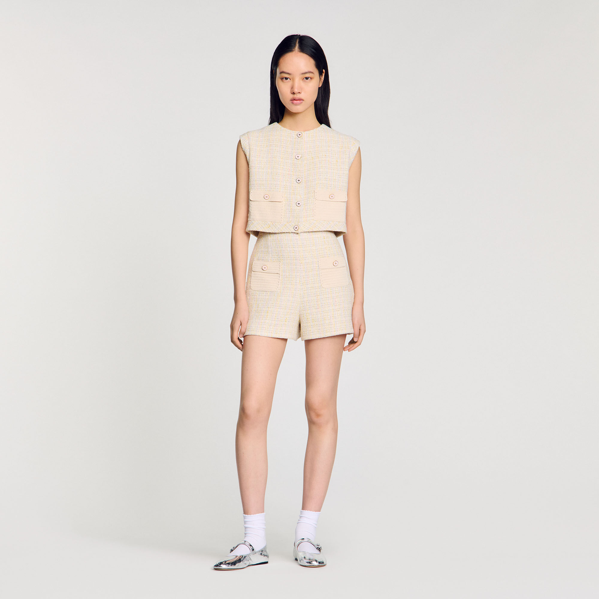 Short van prachtige tweed