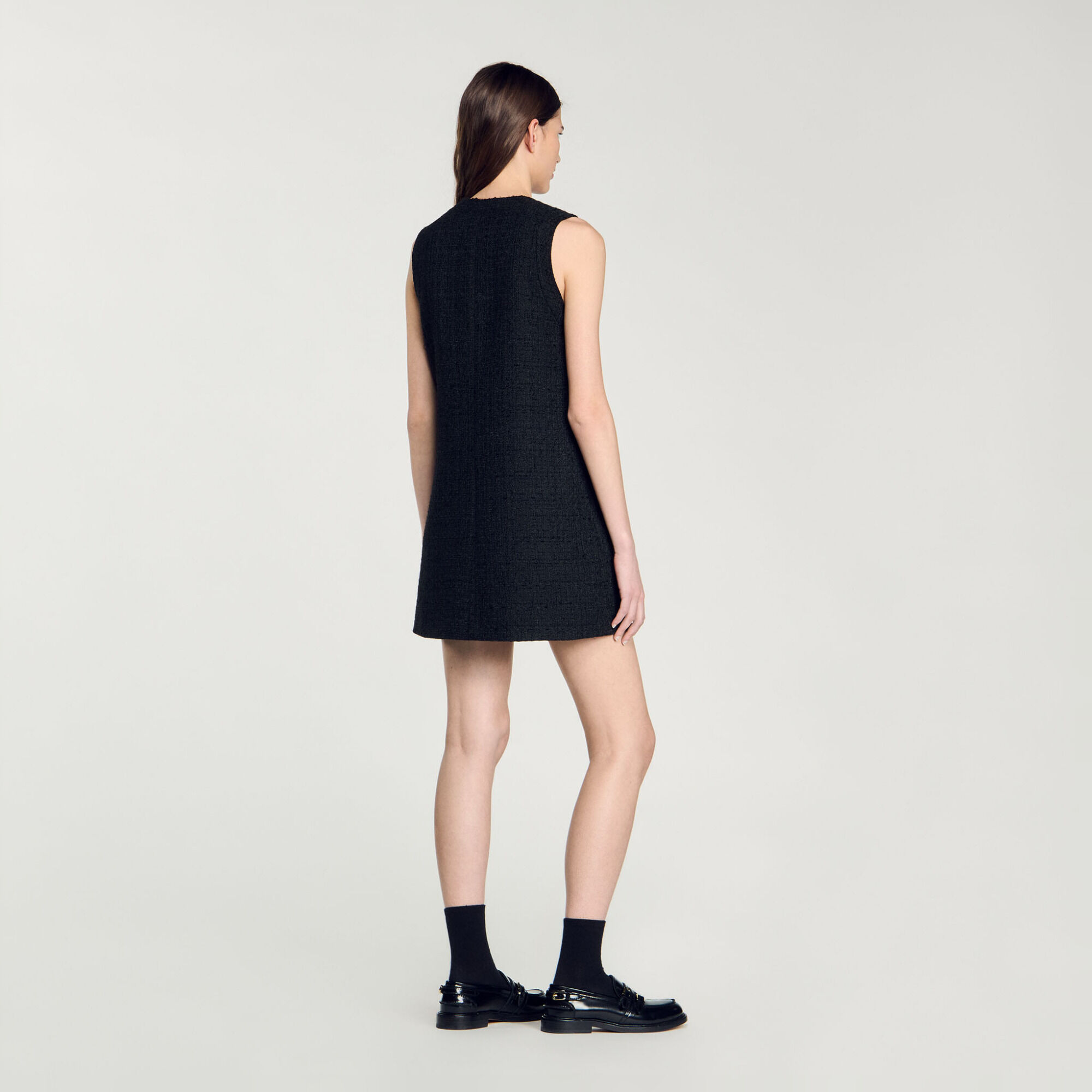 Korte tweed jurk - Vrouw | Sandro