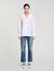 Overhemdblouse van popeline