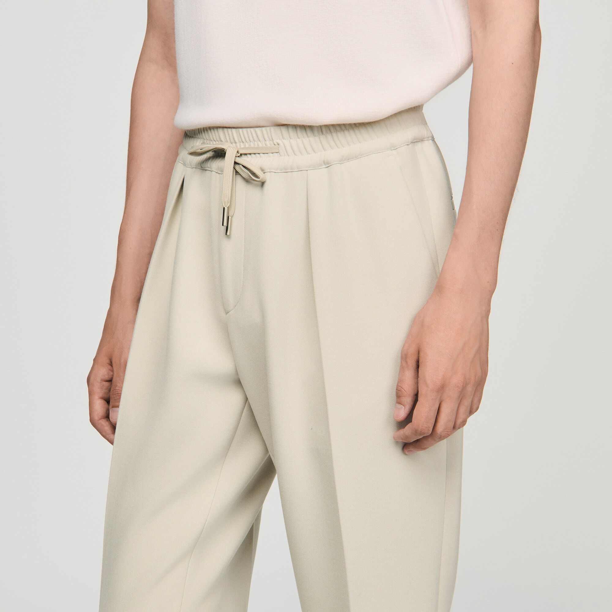 Pantalon recht elastische taille
