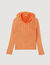 Hoody van verbleekte tricot
