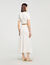 Lange rok tricot pointelle