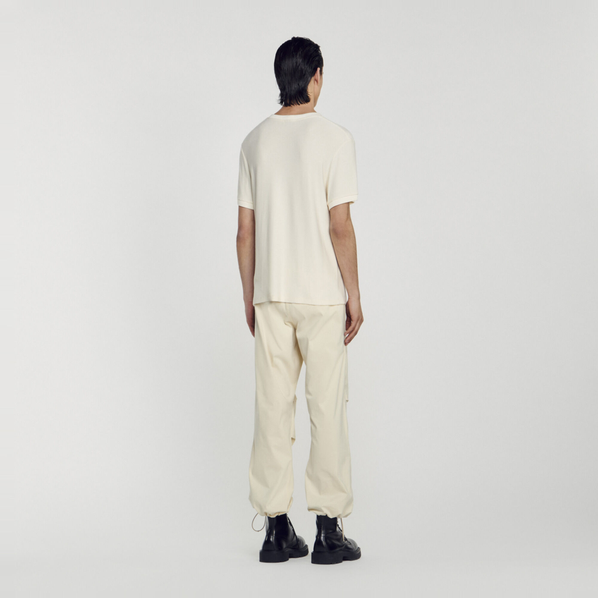 T-shirt met ronde hals