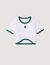 Kort T-shirt tweekleurig