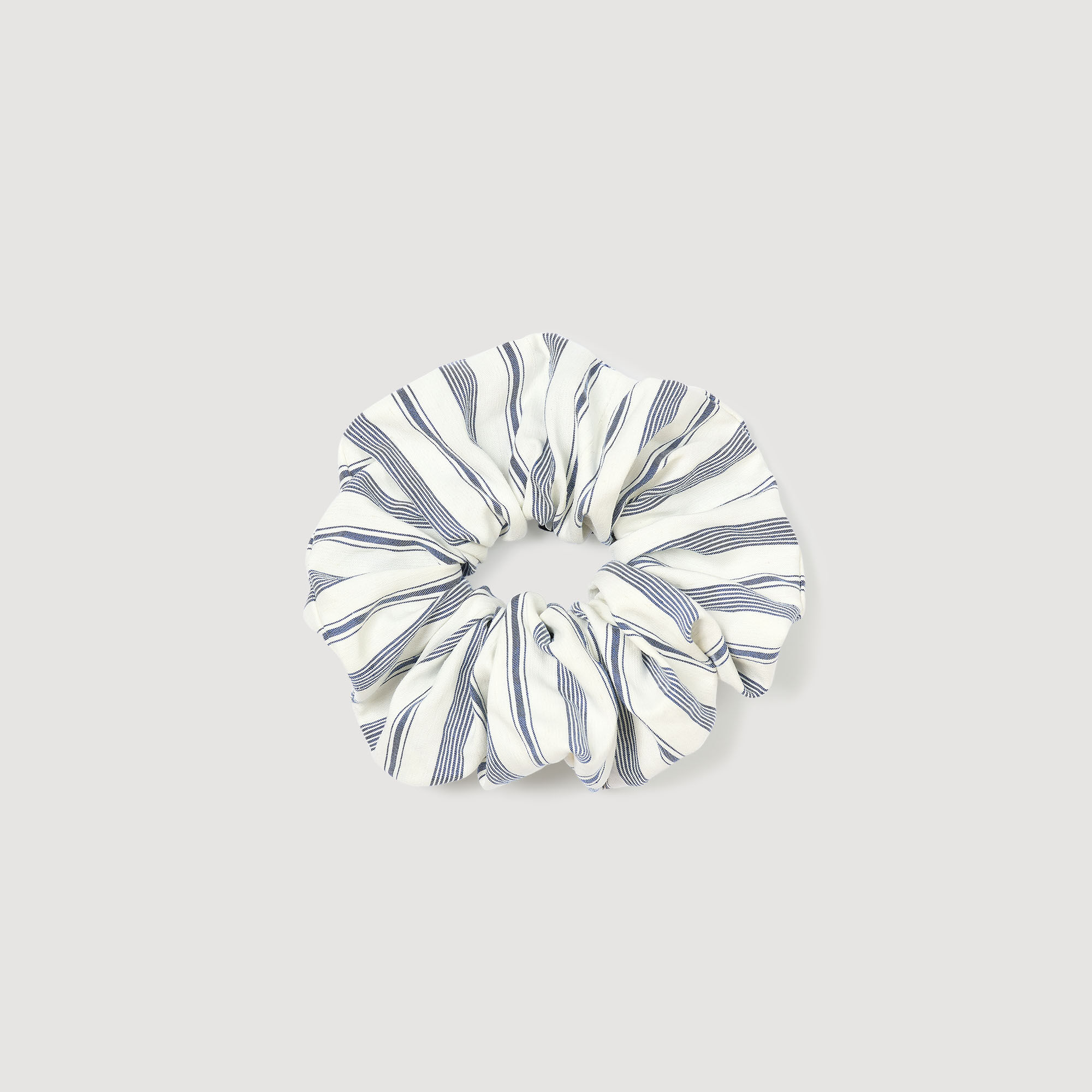 Scrunchie met gestreepte print